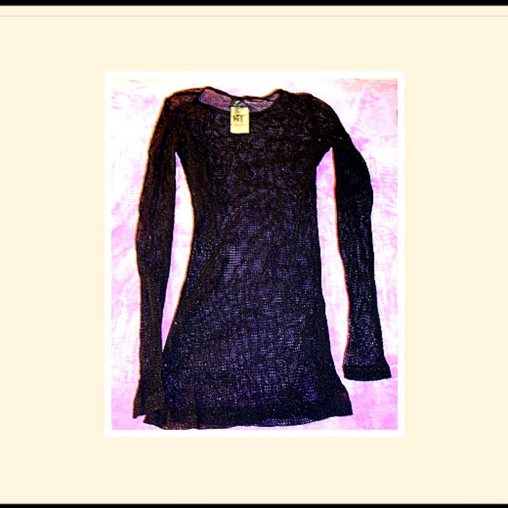 New Rare & Unique Unisex See-through Skeleton Net Top, One Size